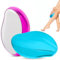 katmerio 2 piezas Nano removedor de vello piedra, depilación de cristal para hombres y mujeres sin afeitado, quitapelos portátil de cristal para brazos traseros, herramienta de eliminación de vello