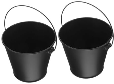 HAKIDZEL 2pezzi Secchio Raccogligocce Metallo Per Barbecue Contenitore Riutilizzabile Per e Accessorio Per All Compatte