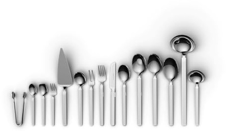 BergHOFF Home Besteck Set für 12 Personen - Besteckset 70tlg. aus Edelstahl – Geschirrset spülmaschinenfest – Essservice Set