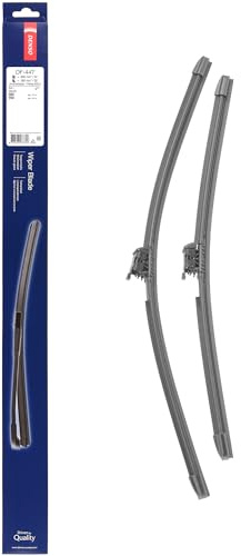 DENSO Flachwischer-Set DF-447 (600/500 mm, Linkslenker): Zwei leise, langlebige Wischer mit aerodynamischem Design. OEM-Qualität, breite Kompatibilität, 2 Jahre Garantie.