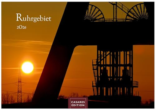 Ruhrgebiet Kalender 2026 – Wandkalender | Fotokalender Deutschland 35x50cm | mit 12 starken Industrie- und Stadtmotiven