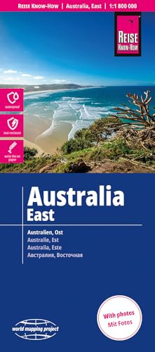 Reise Know-How Landkarte Australien, Ost | Australia, East (1:1.800.000): reiß- und wasserfest (world mapping project)