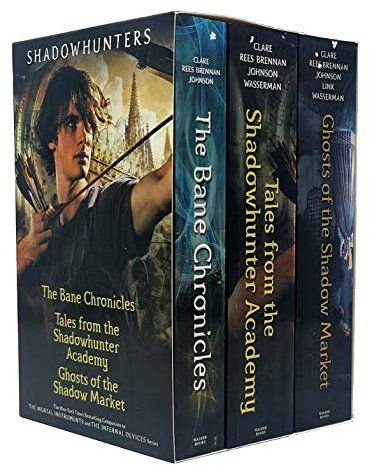 Cassandra Clare Shadowhunters Collection 3 Books Set (The Bane Chronicles, Tales from the Shadowhunter Academy, Ghosts of the Shadow Market)