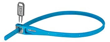 Hiplok Unisex – Erwachsene Z LOK Multifunktions-Sicherheitsband, Cyan, 40cm Schließumfang, ZLK1CY