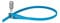 Hiplok Unisex – Erwachsene Z LOK Multifunktions-Sicherheitsband, Cyan, 40cm Schließumfang, ZLK1CY