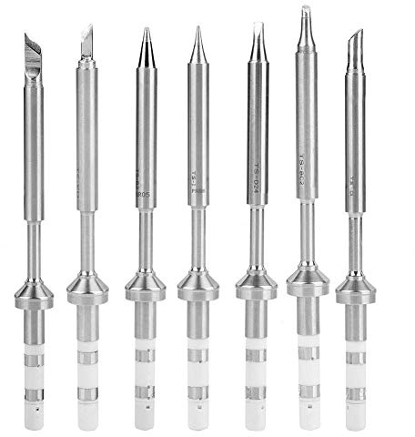 TS100 Soldering Iron Tips 1 PCS 70W Original Upgraded Soldering Iron Tip Replacement for TS100 Digital LCD Soldering Iron, Ceramics Heating core (TS-I)