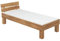 Erst-Holz Einzelbett Buche 100x200 hohes Massivholzbett Seniorenbett inkl. Rollrost 60.81-10FLM