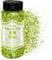 HEMOER Purpurina Gruesa Holográfica Verde, 100g Grado Cosmético Brillos Corporales para Uñas, Cara, Cabello y Maquillaje de Festival, Hexágono Purpurina para Manualidades, Resina Epoxy Decoración