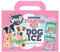 Smoofl Starter Kit Hundeeis, Premium Hundesnacks: EIS Fuer mittlere Hunde mit essbarem Stiel und Eisformen zum Selbermachen im Set, Hundeleckerli mit erfrischender Wirkung, Erdbeer und Erdnussbutter
