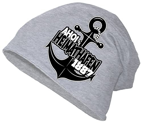 Volkspark Hamburg Streetwear Beanie Mütze Grau Heimathafen