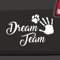 DreamTeam Aufkleber -6 Größen 21 Farben- Freundschaft Hund Haustier Begleithund