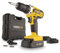 Powerplus Perceuse-Visseuse sans Fil POWX00501 - Tournevis 20 V, 3x20V Li-ion Batteries, Chargeur, Coffret Outil 12 Pièces, Embouts