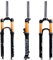 LHHL Forcella MTB 26/27.5/29 Pollici Forcella A Sospensione Air per Mountain Bike Corsa 100 Mm 1-1/8 Forcella Air per Bicicletta QR Blocco Manuale Forcella Anteriore Bici in Lega di Magnesio