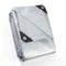 GUARD SHIELD Bâche de Protection Bâche Imperméable étanche 2x3m Gris 160g/m² Polyéthylène Bâches UV Résistant avec œillets