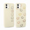 Yoedge 2 Stück Handyhülle für iPhone 11 Hülle, Smiley Gesicht Niedliches Gemaltes Design Mädchen Aesthetic Handyhülle Dünn Weich Schlanke Silikon Flexibel TPU Stoßfest Schutzhülle für iPhone 11 6,1