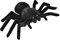 MERRYHAPY Schwarzes Spinnenpuppen-plüschtier Plüsch-spinnenkissen Große Spinnenspielzeuge Ausgestopfte Riesenspinne Spinnen-umarmungskissen Spinne Plüsch Halloween Kind Pp Baumwolle