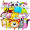 16 Stück Folienballon Tiere,Safari Luftballons Tiere,Ballon Zoo,Dschungel Geburtstag Dekoration,Tierkopf Folienballons,Waldtiere Geburtstag,Perfekt Für Dschungelparty Dekoration Kindergeburtstage