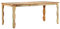 GuyAna Esstisch 180 x 90 x 76 cm Recyceltes Massivholz Baumkantentisch Esstisch Ausziehbar Holz