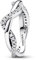 PANDORA Sterling silver Cubic Zirconia Clear 193098C01-48