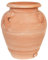 Biscottini Orcio L28xP25xH30 – Macetas para plantas de exterior de terracota – Maceta alta de exterior – Macetas de terracota – Macetas de exterior grandes