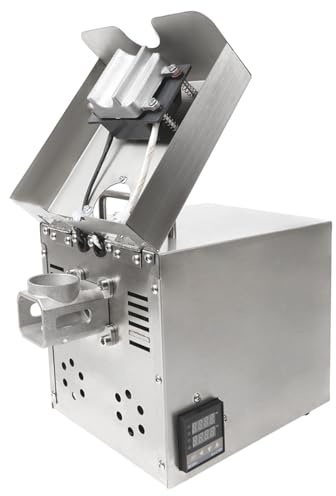 220v Ölpresse Maschine Automatische Ölmühle Öl Extraktion Expeller 5kg/hr 610w, 304 Edelstahl Ölpresse Maschine Automatische Lebensmittelqualität Ölpresse Maschine Elektrische Für Nüsse