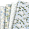 JarThenaAMCS 8 Sheets Hydrangea Wrapping Paper -Not Roll- Blue Floral Gift Wrap Paper Folded Flat Flower Craft Paper for Home Party Supplies, 19.7 x 27.6 Inch