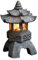 Linterna de pagoda - Estatua de jardín de pagoda, linterna de pagoda japonesa de piedra | Adornos de jardín de estatua de linterna de pagoda solar, luces decorativas de patio accionadas solares