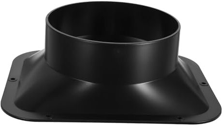 AUTSUPPL Luftkanaladapter Kanalanschlussflansch Entlüftungskanalanschluss Belüftungsflansch Für Heizungs Und Lüftungssystem Staubabsaugung Staubabsaugarmaturen Quadratischer Flansch Aus Kun