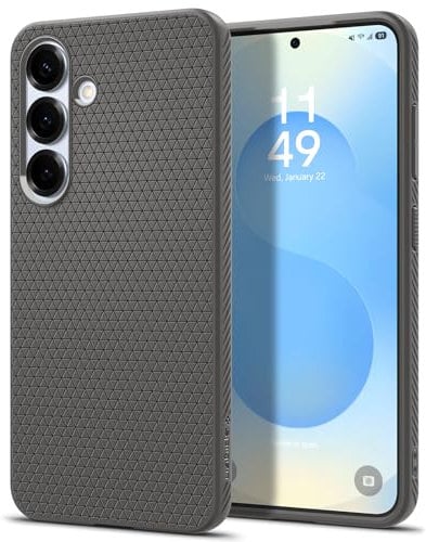 Spigen Liquid Air Hülle Kompatibel mit Samsung Galaxy S25 Plus -Marble Gray