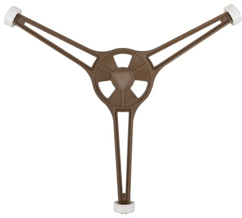 COLLBATH Soporte Para Plato Giratorio Para Microondas, Anillo Giratorio, Triple Brazo, Bandeja Para Placa De Vidrio, Soporte Para Placa De Vidrio Para Microondas, Reemplazo Del Plato