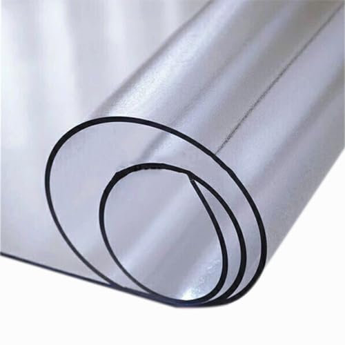 Frosted Waterproof PVC Table Cloth Cover 100x110cm Transparent Table Protector for Office Desk Writing Desktops TV Bench Anti scratch