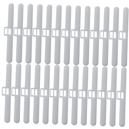 Generisch 30st Jalousie-ersatzlamellen Blindreparaturzubehör Werkzeug Ersatzlamellen Für Fensterjalousien Ersatz-lamellenhalter Für Jalousie Austausch Von Fensterjalousien Clips Plastik Weiß