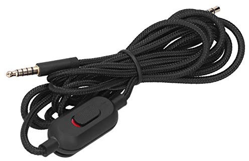 Mrisata Game-Kopfhörer-Audiokabel, 3,5-mm-Stecker, Logitèch Pro-Headset-Kabel, Logitèch G Pro-Kabel, Audio-Verlängerungskabel, Headset-Verlängerungskabel, Ersatz für Logitèch G233 G433