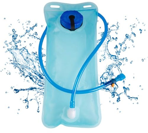 Bavooty Sacca Acqua,Sacca Idratazione,Borraccia 2 Litri,Sacca d'Acqua Senza BPA,Serbatoio d'Acqua a Prova di perdite per Corsa,Ciclismo,Campeggio