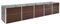 Willood Garten Hochbeet Verzinkter Stahl 400×80×77 cm Braun