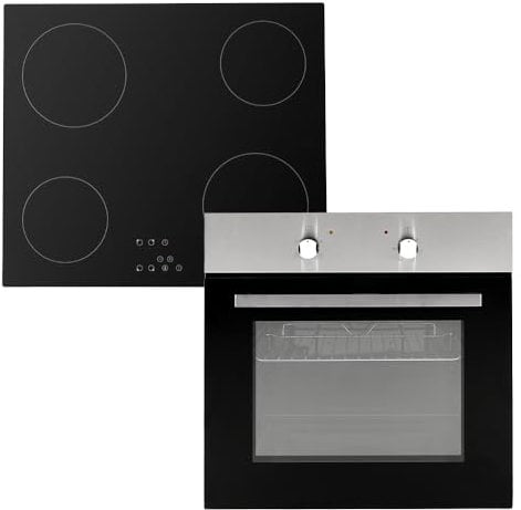 Cookology Oven & Hob Bundle - 60cm Built In Electric Static Oven with Ceramic Hob