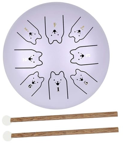 KAILIKETIY Tambor De Lengua Para Principiantes Instrumento Musical Portátil De Inoxidable Para Práctica y Actuaciones Sonido Único y Resonante Para Entusiastas Percusión