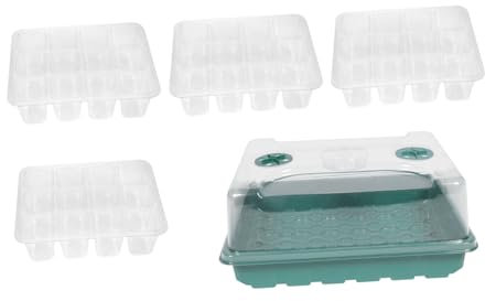 CIMAXIC Set di Scatole Piantagione Scatola Germinazione delle Piante Vassoio Semina Accessorio da Giardino per Coltivazione Domestica