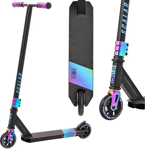 RAVEN Scooter Stunt Freestyle Tricks Roller Kickscooter für Kinder Erwachsene |100mm PP+ PU Räder | ABEC-7 Kugellager (Evolution Scalar Color, 100mm)