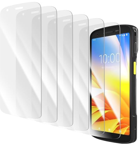 Displayschutzfolie aus gehärtetem Glas für Zebra TC22 TC27, Barcode-Scanner, Handheld-Computer, Glasschutz, 9H, kratzfest, HD-Schutz, TC22, 6 Stück