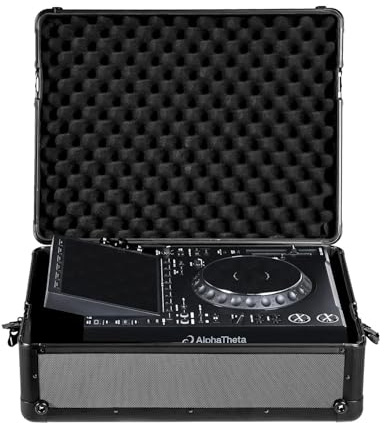 UDG Ultimate Pick Foam Flightcase AlphaTheta CDJ-3000X, Schwarz (U93031BL) | Straßenfester CDJ-3000X-Transport; Ultimativer Aluminium-Schaumstoffkoffer mit maßgeschneiderten Einsätzen