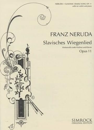 Slavonic Cradle Song: Berceuse slave. op. 11. cello (or violin) and piano.