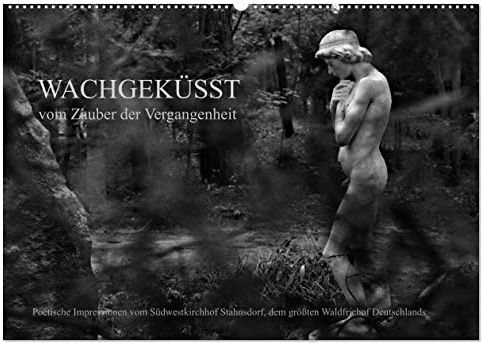 Wachgeküsst - Vom Zauber der Vergangenheit - Südwestkirchhof Stahnsdorf (Wandkalender 2026 DIN A2 quer), CALVENDO Monatskalender: Schwarzweisse ... Südwestkirchhof (CALVENDO Glaube)