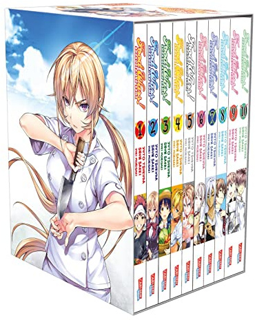 Food Wars - Shokugeki No Soma, Bände 1-10 im Sammelschuber mit Extra: Heiße Koch-Action im Internat – Mit Rezepten zum Nachkochen (Food Wars - ... der besten Kochschule der Welt!)