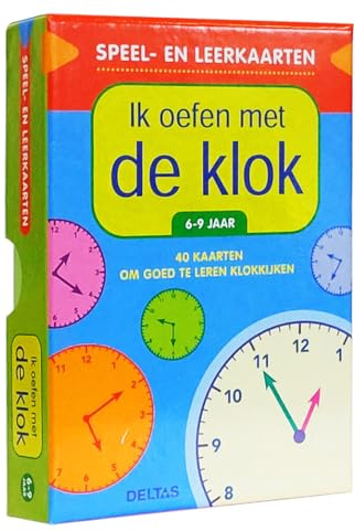 6-9 jaar: 40 kaarten om goed te leren kloklezen! (Speel- en leerkaarten)