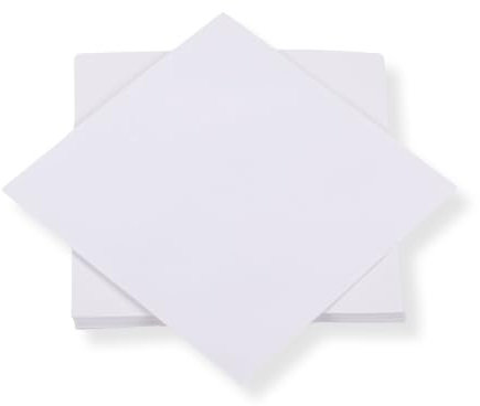 25 St. Deluxe Papier CD/DVD/Blu-ray Hüllen mit Klappe ohne Fenster 90 gr. Papier 125x125 mm