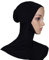 BESTOYARD Frauen Einstellbare Muslim Hijab Neck Cover Schal Motorhaube Innere Hijab Cap Full Cover Bone Lady Islamische Muslimische Kopfbedeckung (43x45 cm, Schwarz)