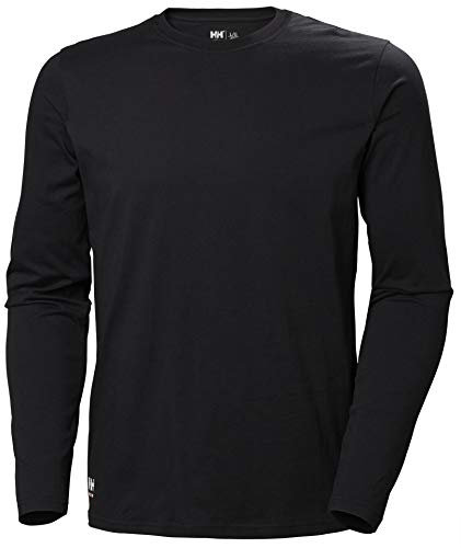 Helly Hansen Workwear Herren Classic Longsleeve Kurzer Pullover, SCHWARZ, L
