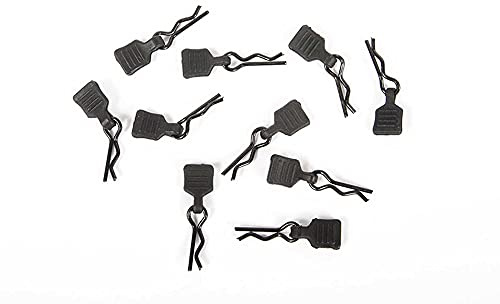 Axial 3mm Body Clip w/Tab, Black (10pc) - Z-AXI206000