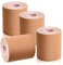 TOBWOLF Kinesiologie Tape Set, Elastisches Klebeband 5cm/ 7.5cm/ 10cm x 5m, Sport Muskeln Zentrum Fitness Band (Khaki, 7.5cmX5m)